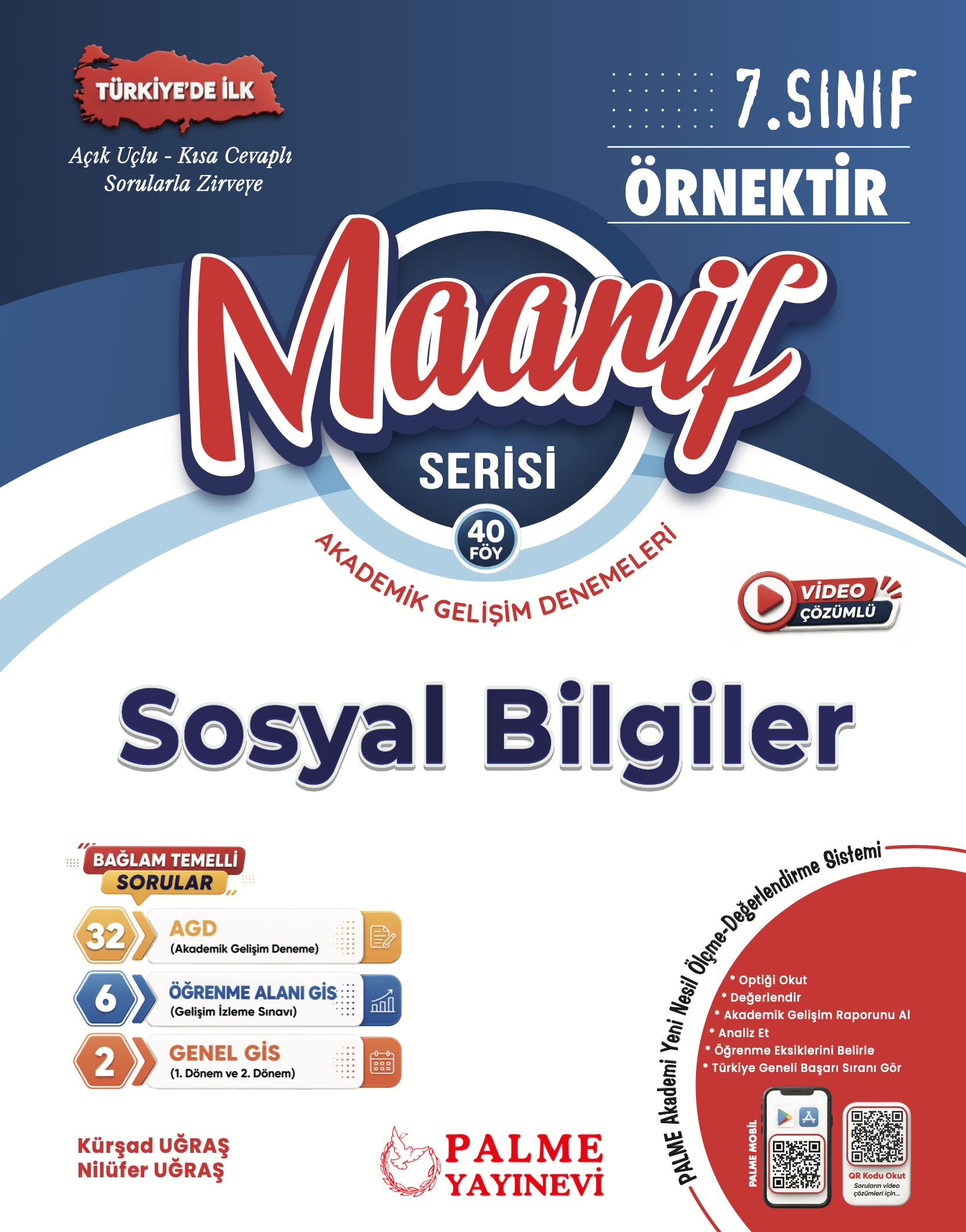 7. SINIF MAARİF SOSYAL BİLGİLER AKADEMİK GELİŞİM DENEMELERİ